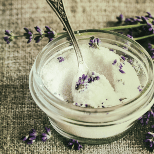 Lavender sugar